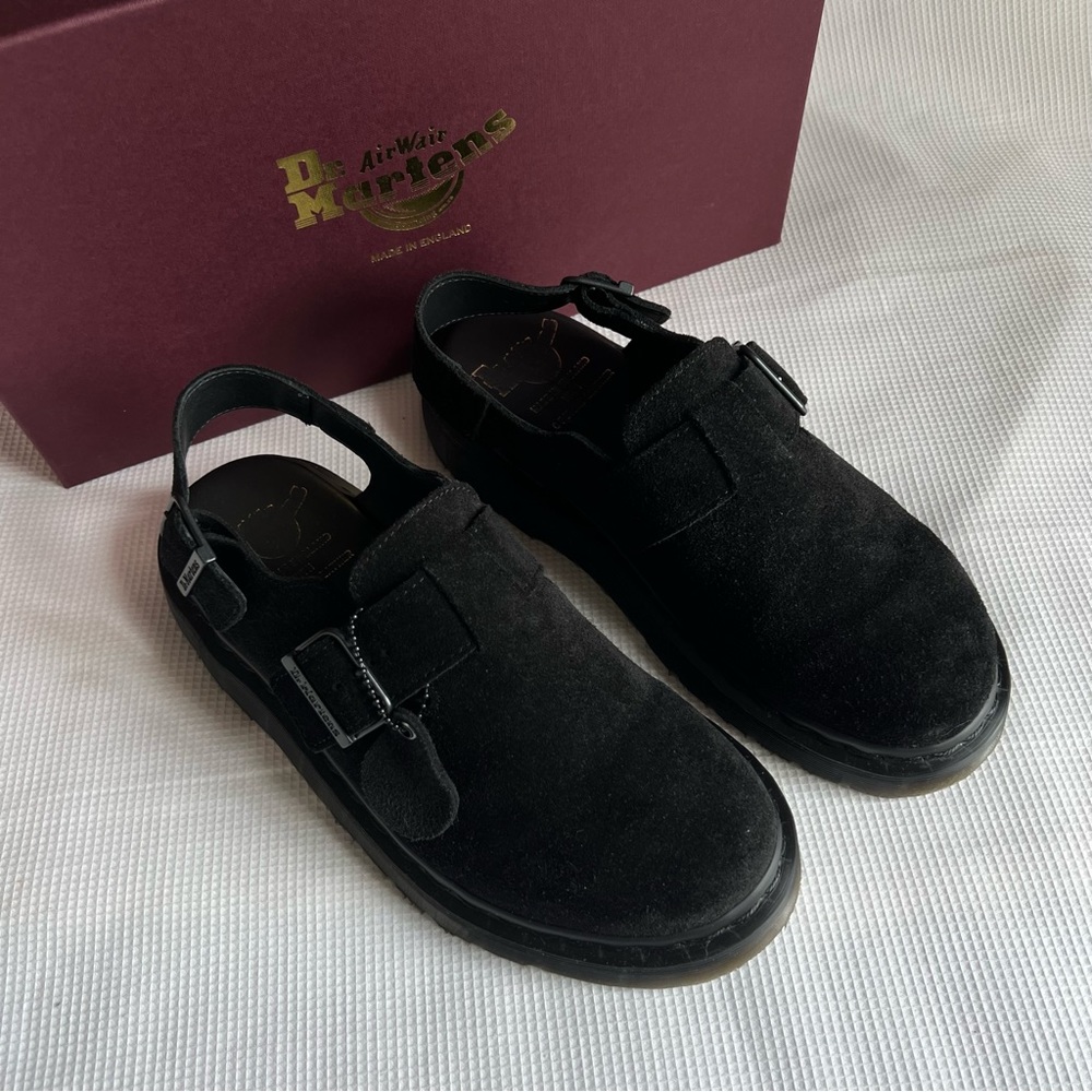 Dr. Martens Jorge Suede Slingback Mules